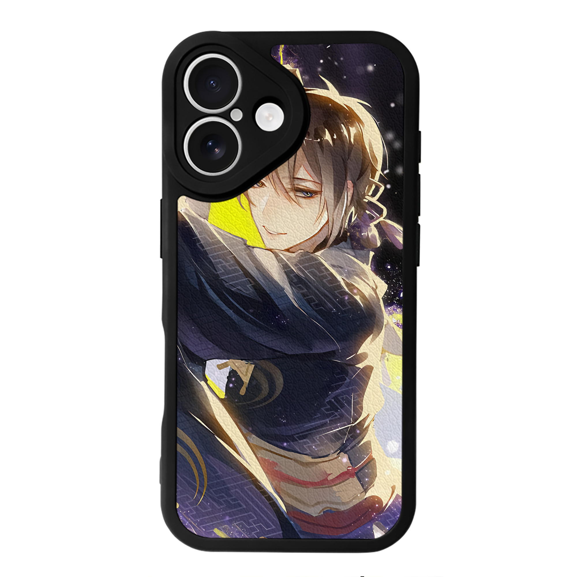 （画像用） 刀剣乱舞 Touken Ranbu 【iPhone 16シリーズ対応】シリコンスマホケース（レザー調） 材質：シリコン